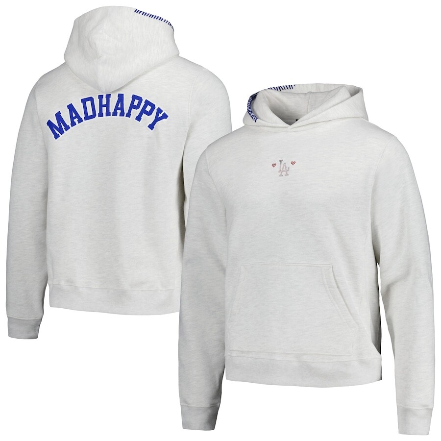

Пуловер с капюшоном Madhappy Los Angeles Dodgers, серый