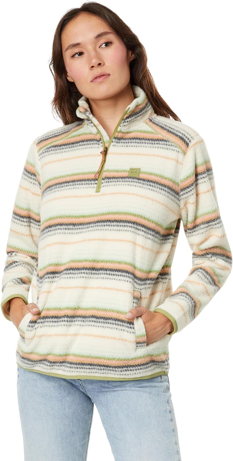 

Толстовка Boundary Mock 3 Fleece Billabong, цвет White Cap