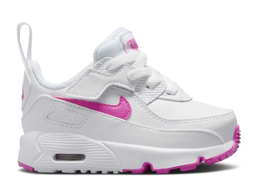 

Кроссовки Nike Air Max 90 EasyOn TD, цвет White Laser Fuchsia