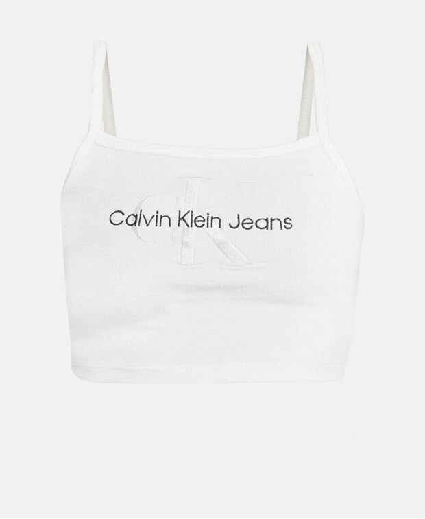 

Топ на тонких бретельках Calvin Klein, экрю