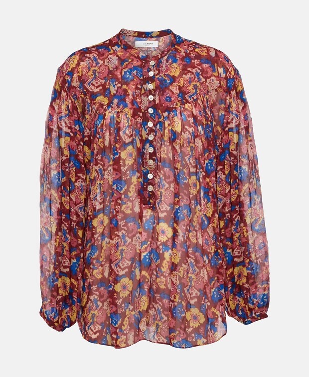 

Рубашка блузка Marant Etoile, фиолетовый