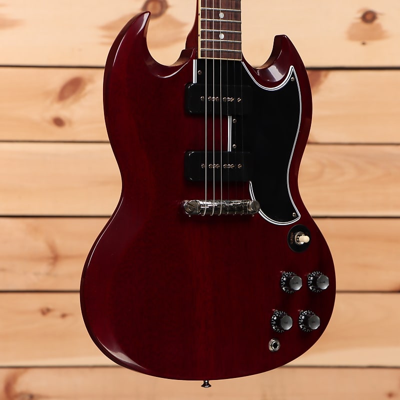 Электрогитара Gibson 1963 SG Special Reissue - Cherry Red - 303133 - PLEK'd