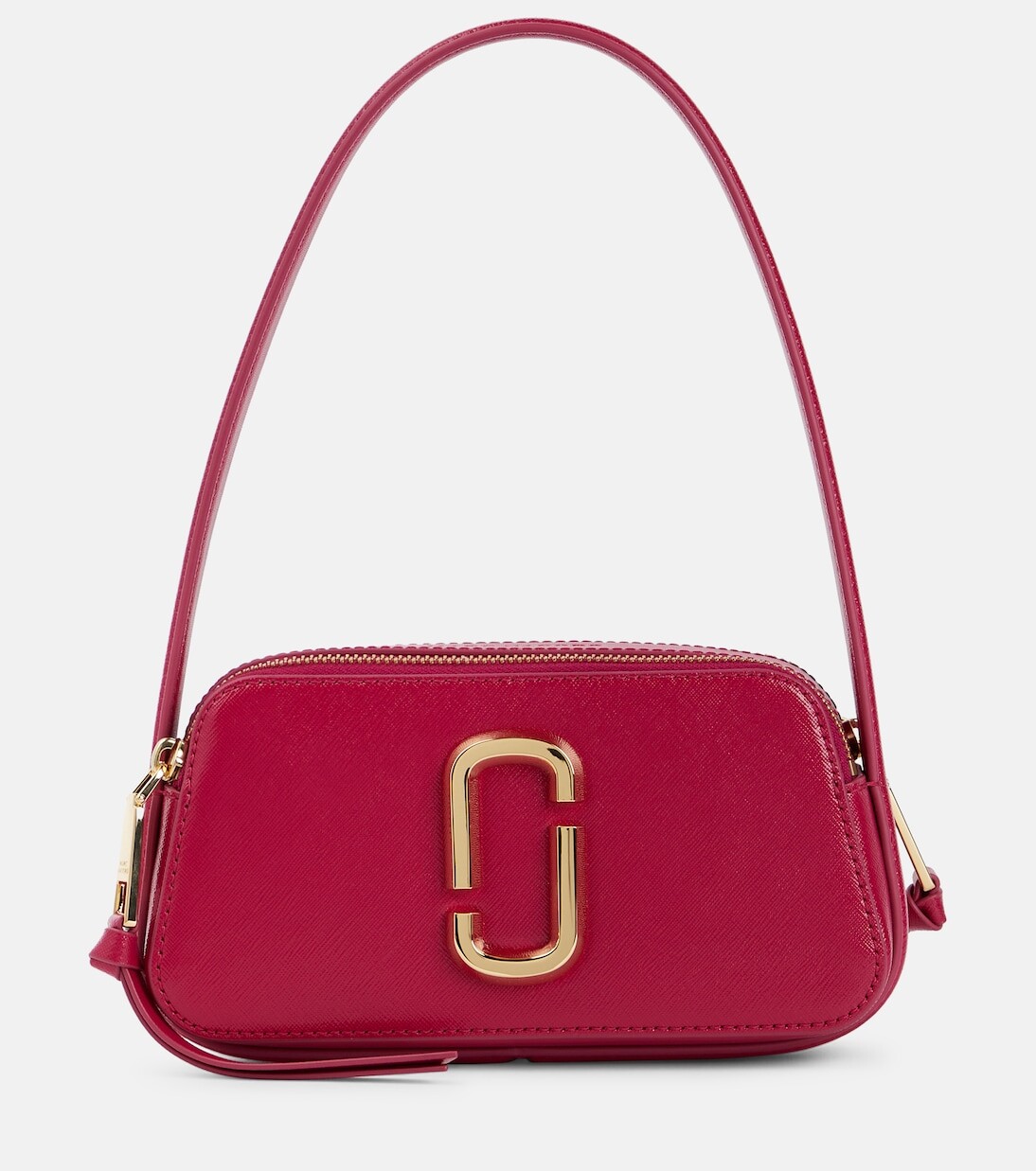 

Кожаная сумка через плечо с рогаткой Marc Jacobs, розовый