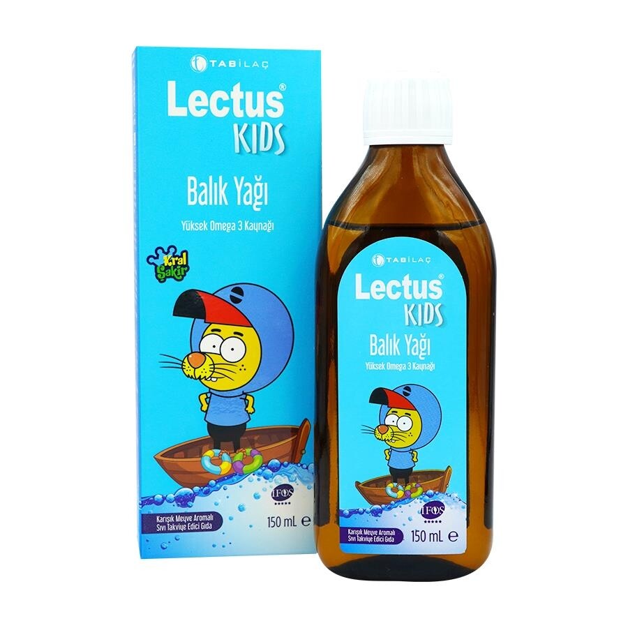 

Lectus Kids Рыбий жир со вкусом смешанных фруктов 150 мл TAB İLAÇ