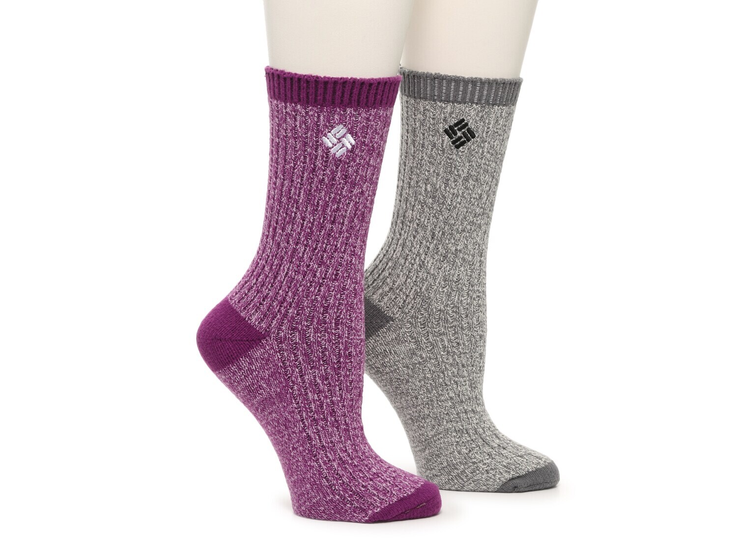 

Носки Columbia Super Soft Crew, фиолетовый-серый
