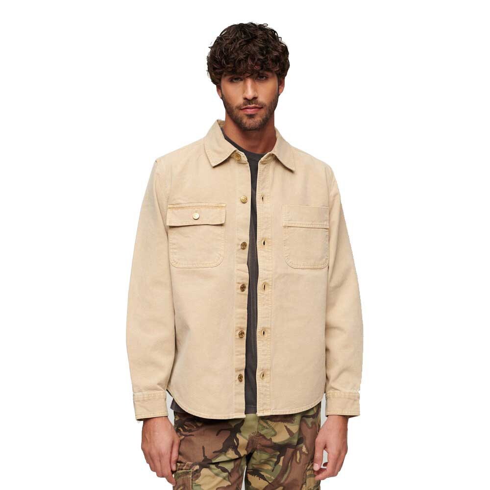 

Рубашка Superdry Surplus Canvas, бежевый