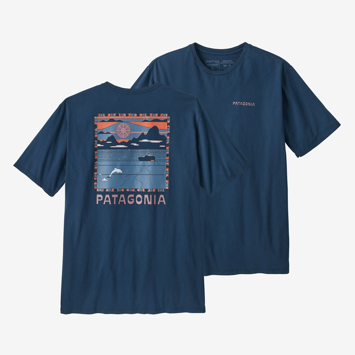 

Мужская футболка Summit Swell из органического материала Patagonia, синий