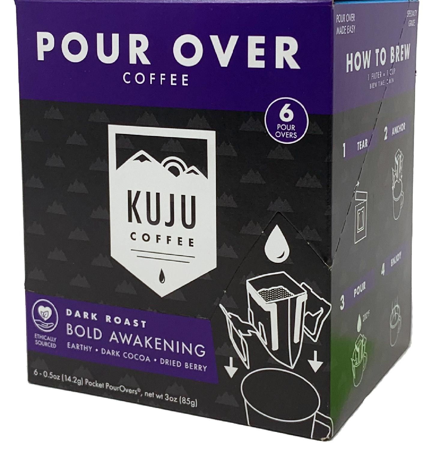 Кофе пуровер на одну порцию — упаковка из 6 шт. Kuju Coffee