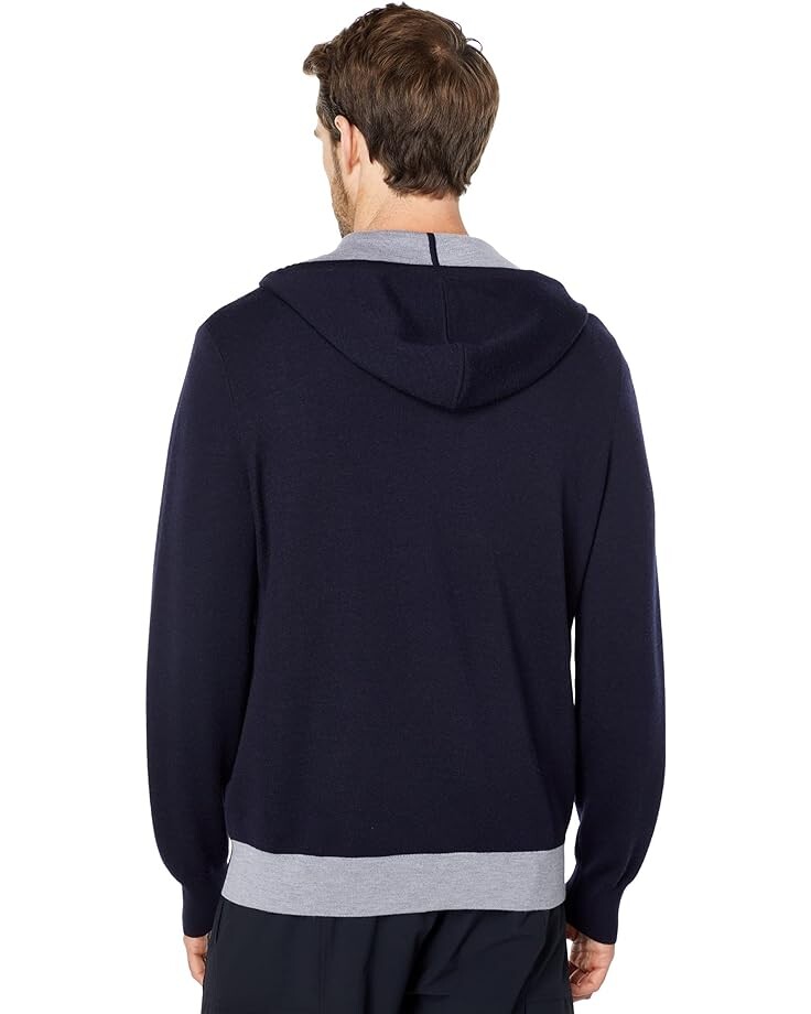 

Свитер Theory Arnaud Regal Hoodie, цвет Baltic/Cool Heather Grey