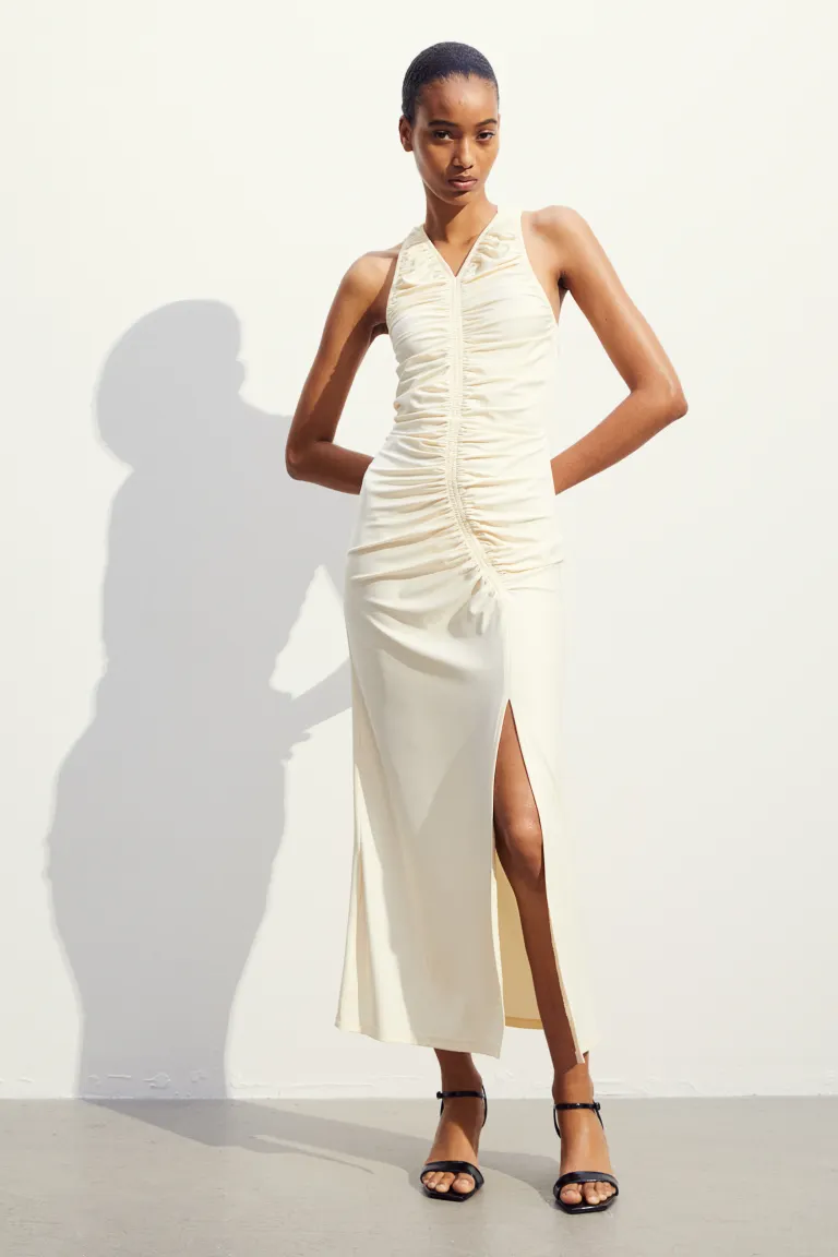 Платье с комплектами H&M, бежевый трикотажное платье с комплектами h