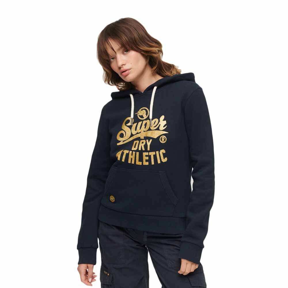 Худи Superdry College Scripted Graphic, синий