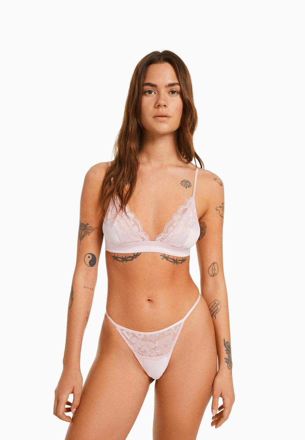 

Стринги Bershka, светло-розовый