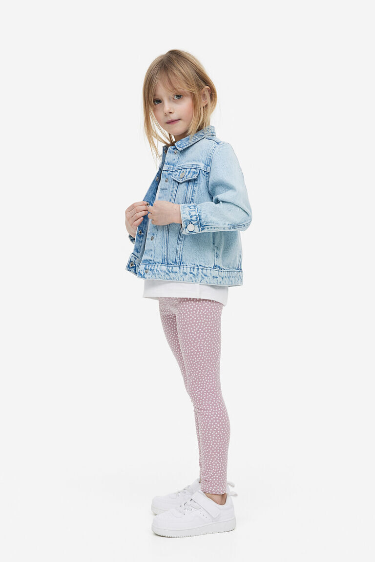 

Комплект из 5 леггинсов из джерси H&M, лиловый, Розовый