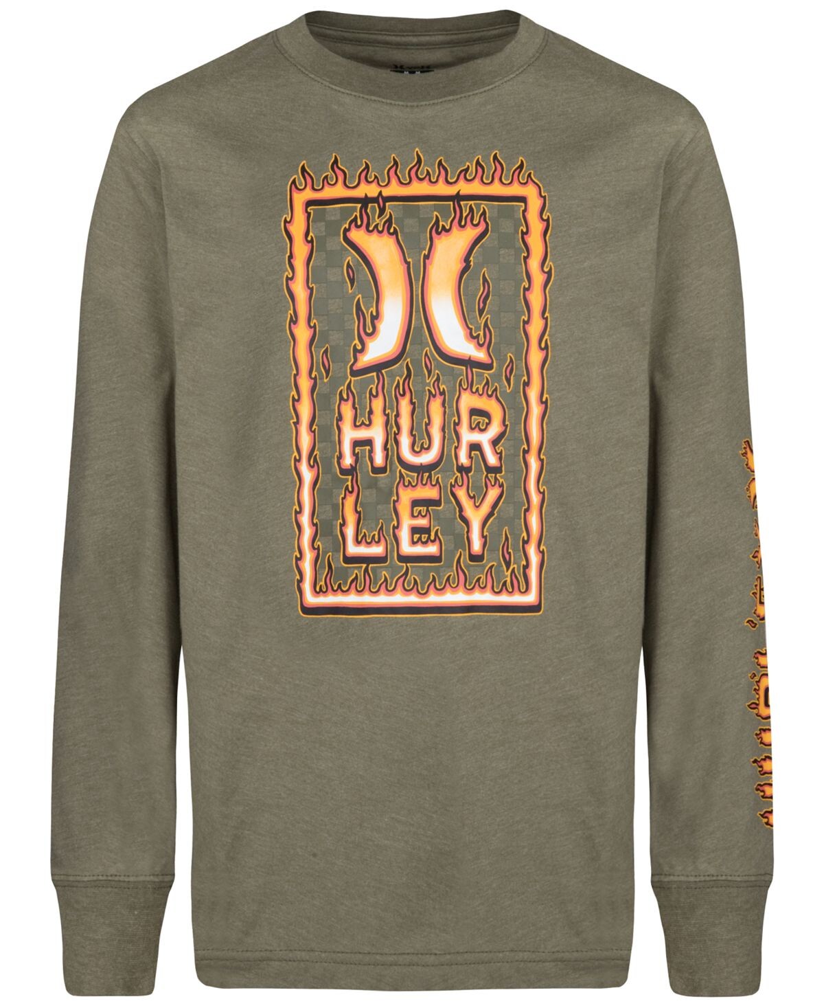 

Футболка с длинными рукавами Big Boys Flame Stack Hurley