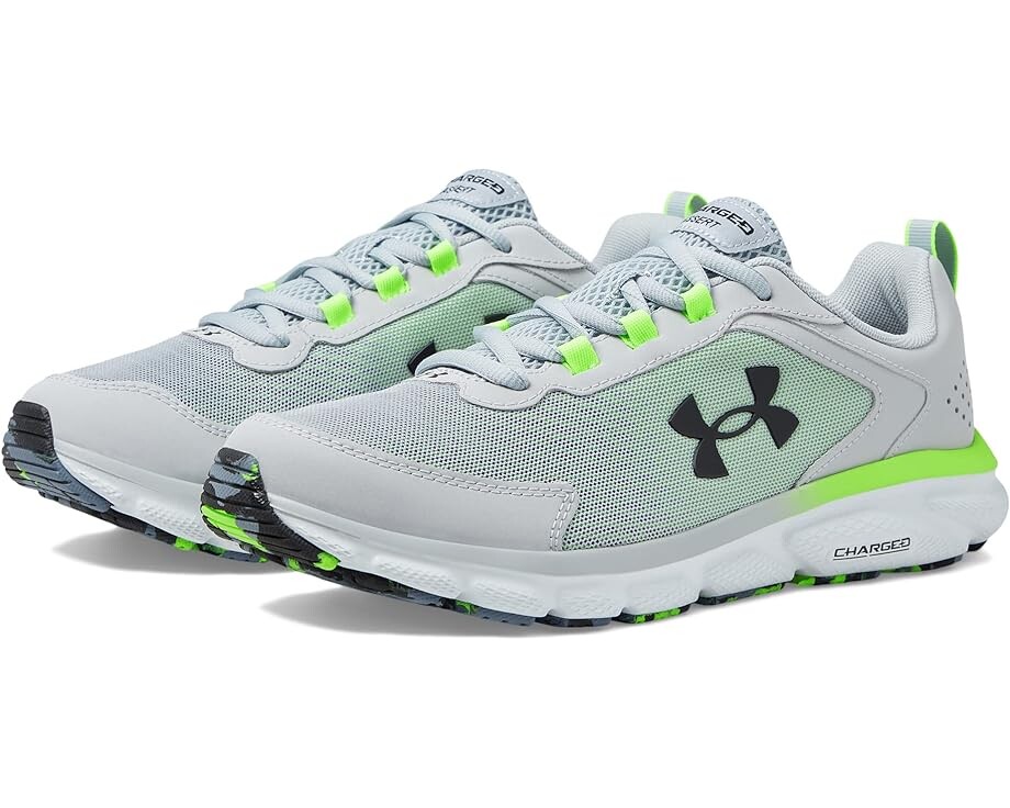 

Кроссовки Under Armour Charged Assert 9, цвет Mod Gray/Lime Surge/Black