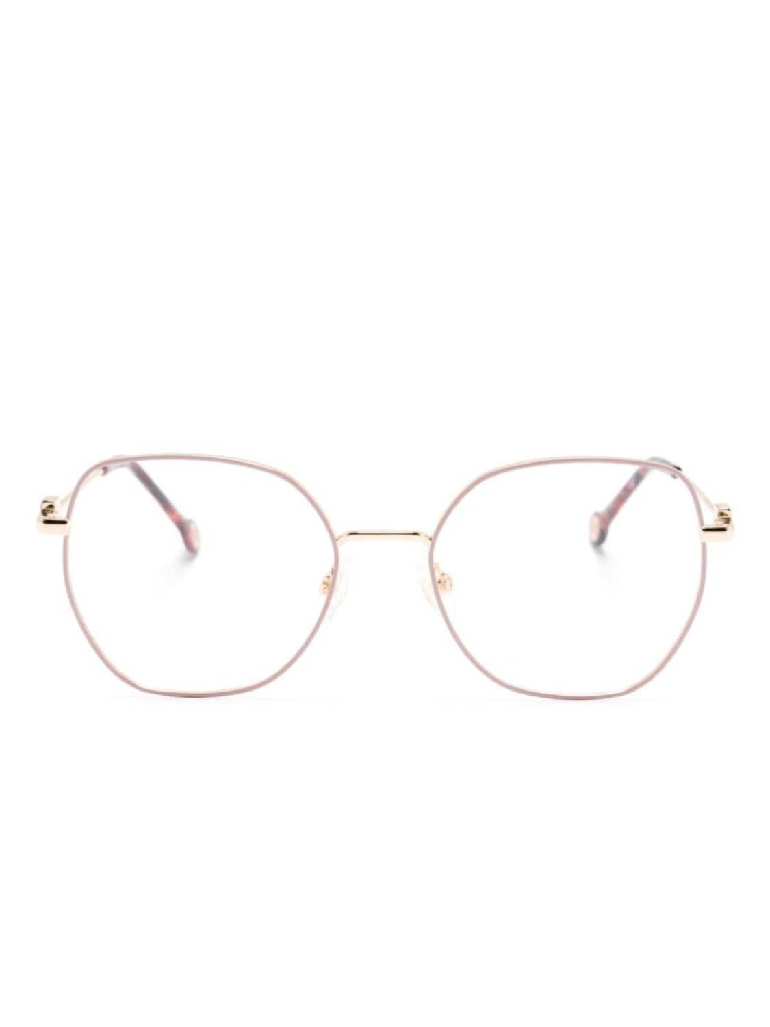 

Carolina Herrera очки Her 0242 в геометричной оправе, розовый