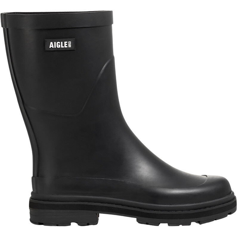 Женские резиновые сапоги Mid Rain Aigle, черный