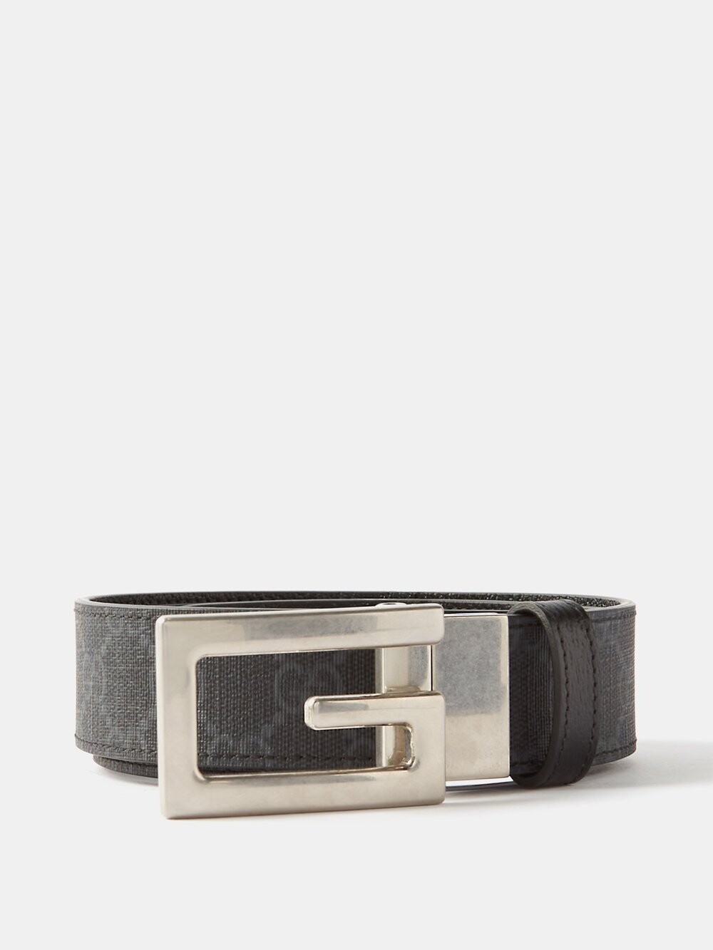 

Ремень с логотипом gg supreme Gucci, черный