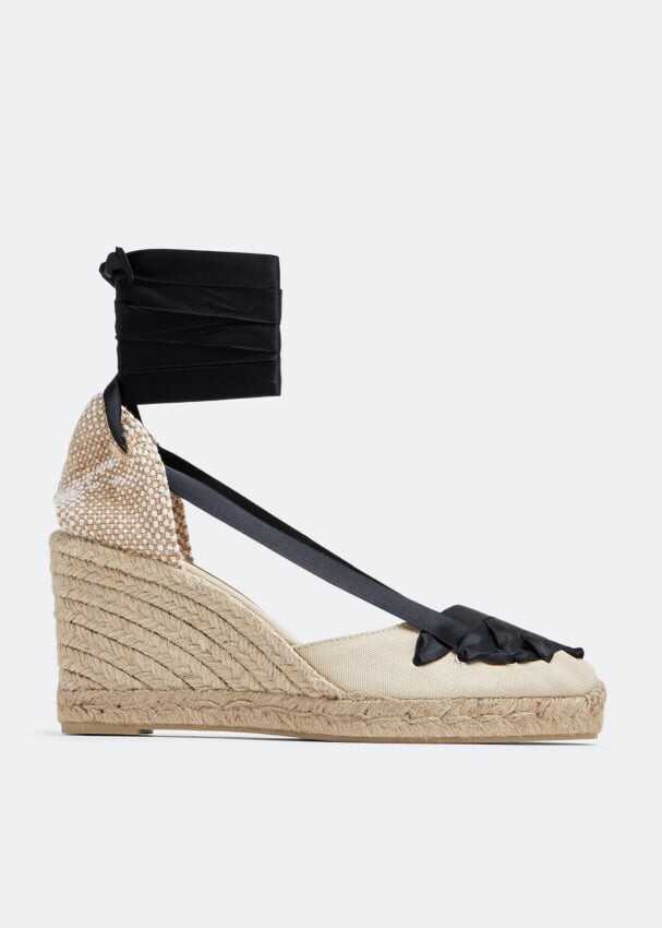 

Эспадрильи CASTAÑER Carmela wedge espadrilles, бежевый