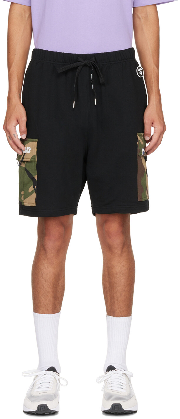 

Черные шорты карго AAPE by A Bathing Ape