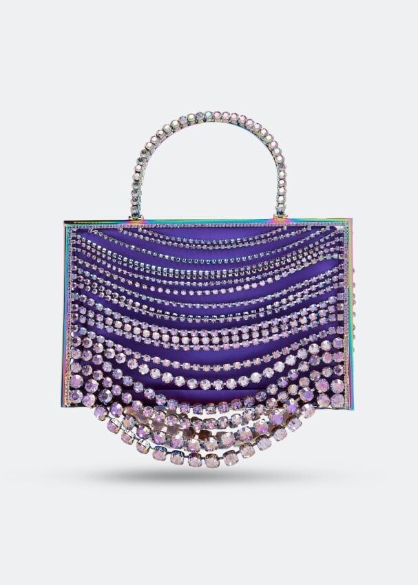 

Сумка BENEDETTA BRUZZICHES Giulietta Degli Spiriti mini bag, фиолетовый