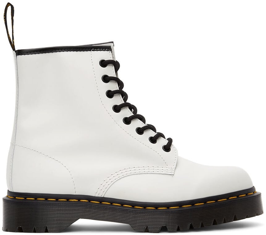 

Белые лакированные ботинки Bex 1460 Dr. Martens