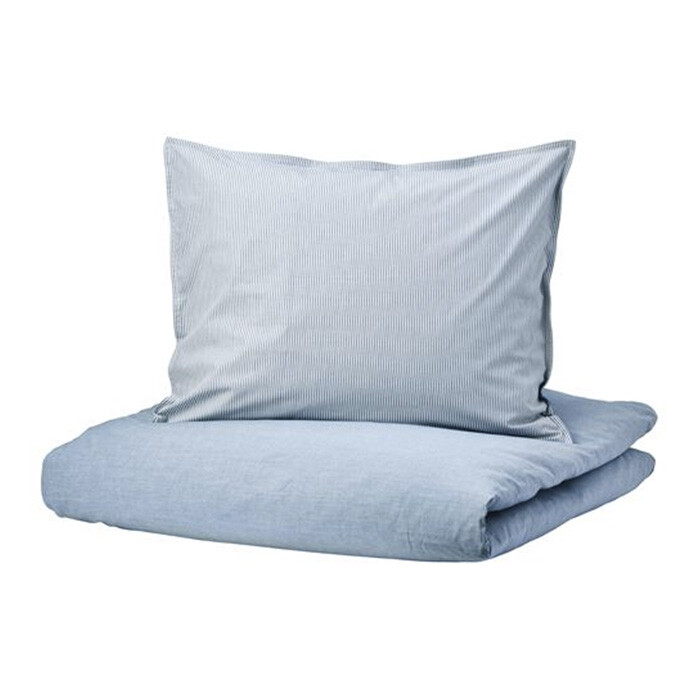 

Комплект постельного белья Ikea Blavinda, 2 предмета, голубой