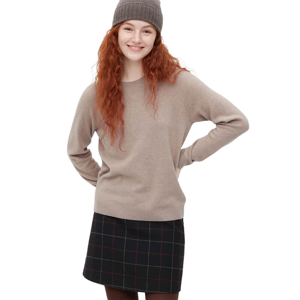 

Джемпер Uniqlo Cashmere 3D Knit Seamless, бежевый