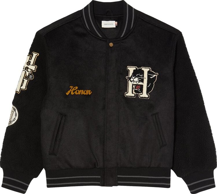 

Куртка Honor The Gift Letterman Jacket 'Black', черный