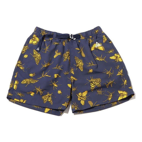 

Шорты Men's Nike Animal Full Print Athleisure Casual Sports Blue, Синий
