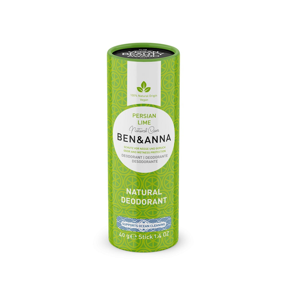 Ben&Anna Natural Soda Deodorant Натуральный дезодорант на основе соды  Персидский лайм картонный стик 40г – купить с доставкой из-за рубежа через  платформу «CDEK.Shopping»