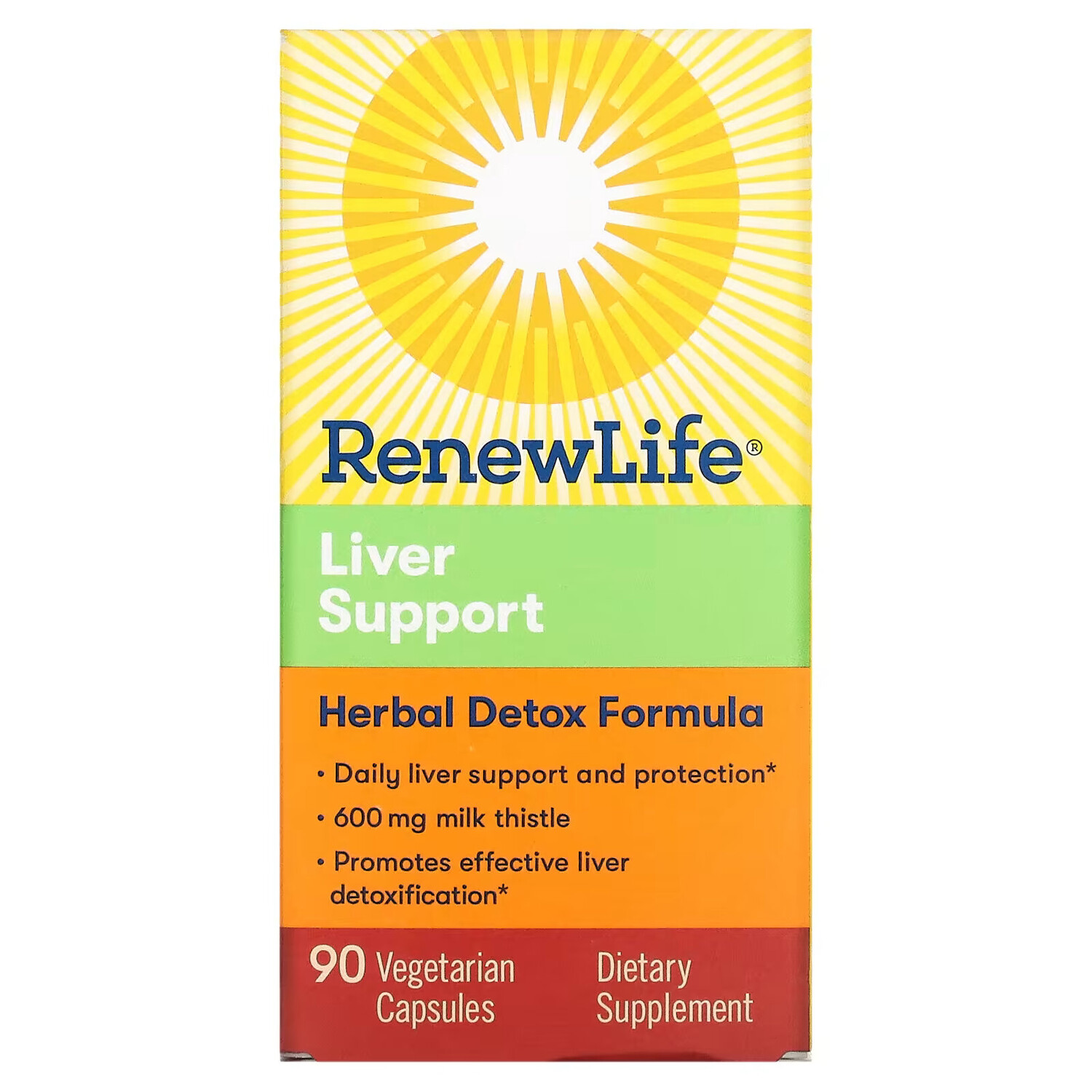 

Renew Life, Extra Care, поддержка печени, растительный препарат для детоксикации, 90 растительных капсул