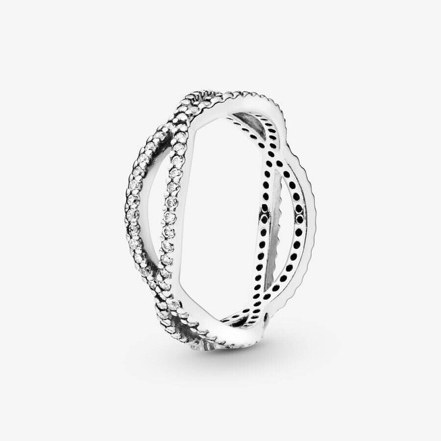 

Кольцо Pandora Timeless Crossing Bands, серебро