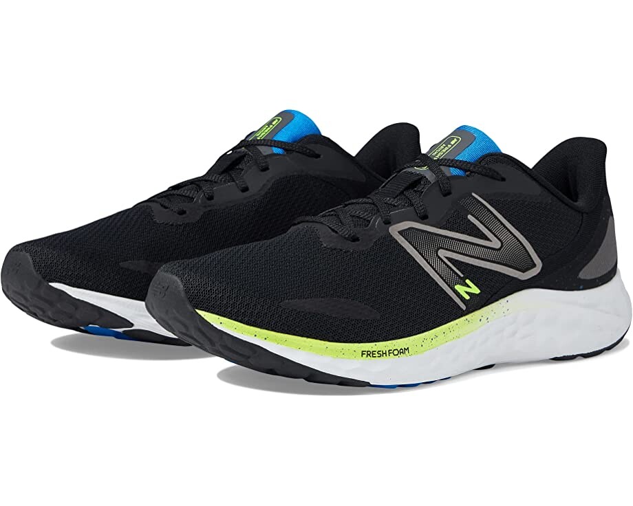 

Кроссовки New Balance Fresh Foam Arishi v4, черный/синий/зеленый