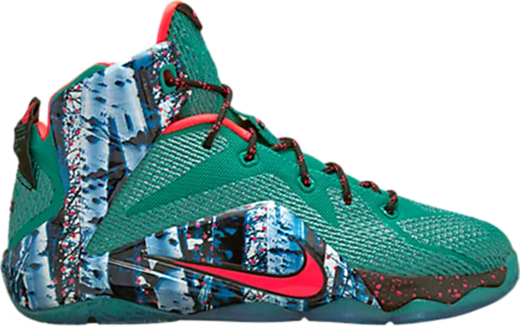 

Кроссовки Nike LeBron 12 GS, зеленый