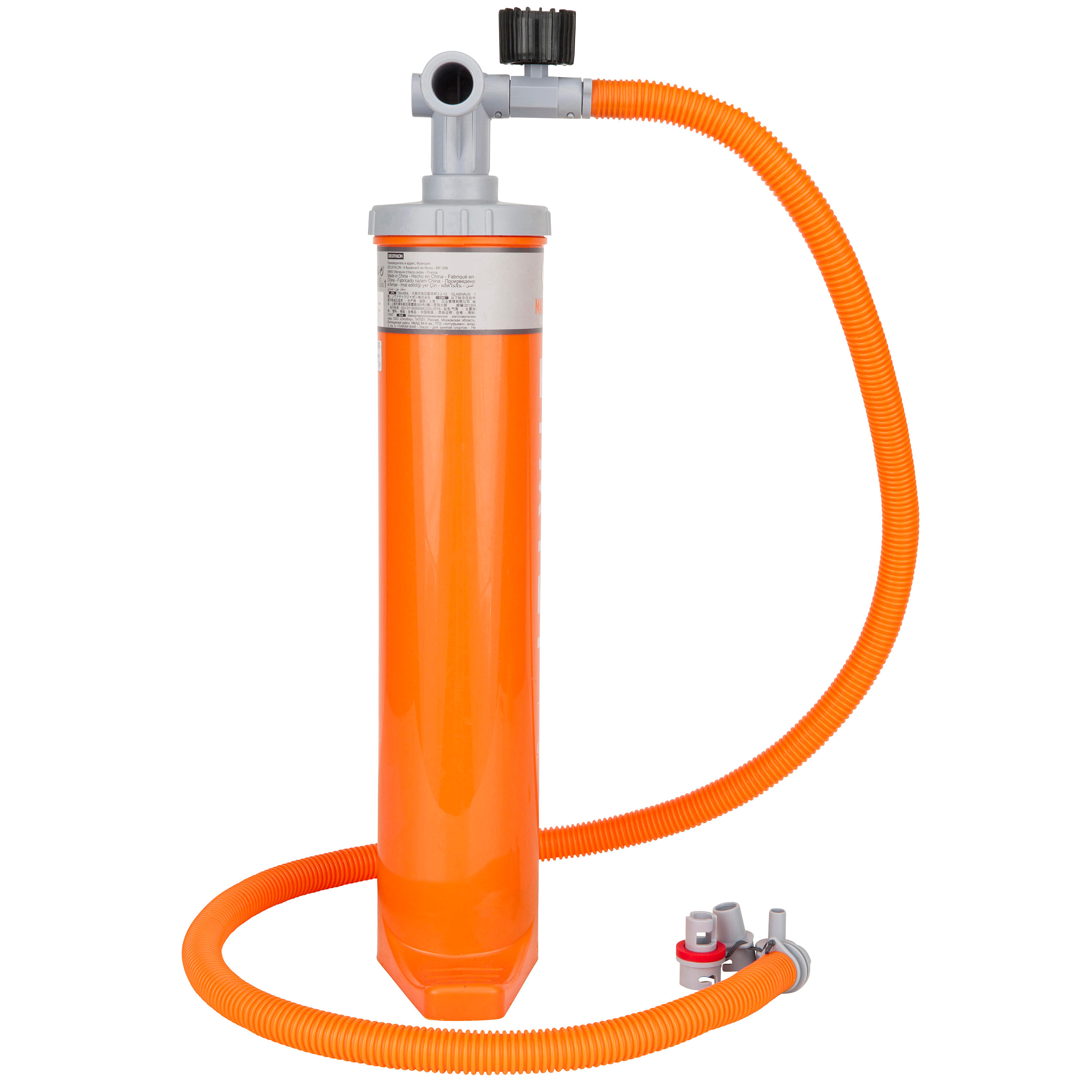 Насос для каяка Itiwit двухтактный 8 PSI 2 × 2,6 л, оранжевый воздушный насос электрический для накачивания шин помпа для накачивания праздничная поставка