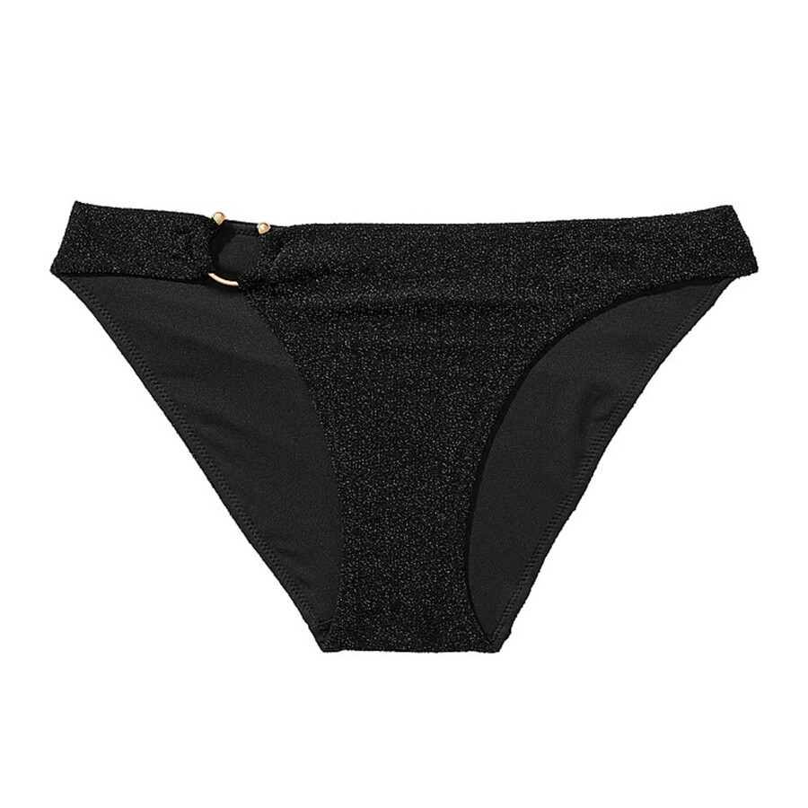 Плавки бикини Victoria's Secret Swim Shimmer Classic, черный плавки бикини victoria s secret swim shimmer classic розовый