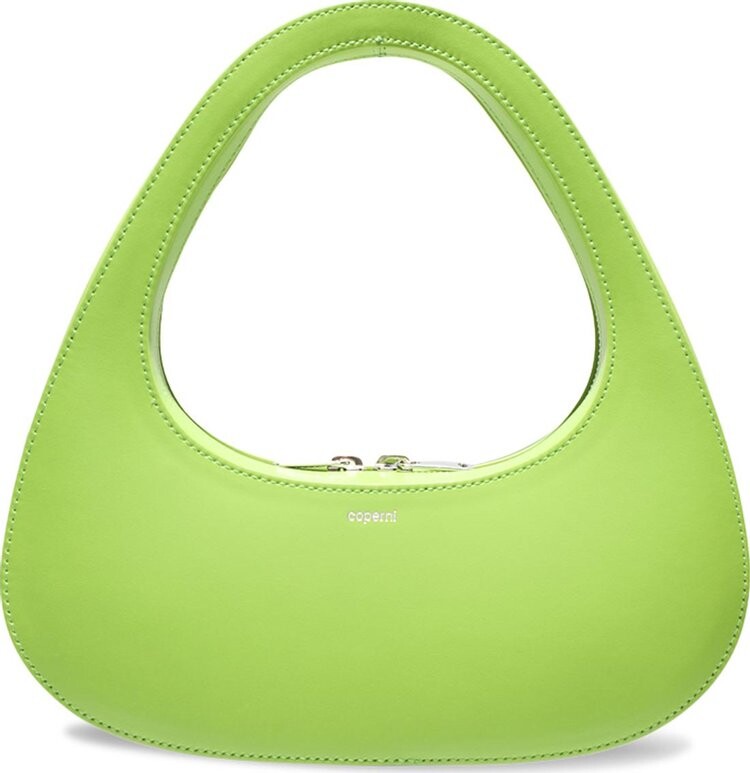 

Сумка Coperni Baguette Swipe Bag Apple Green, зеленый