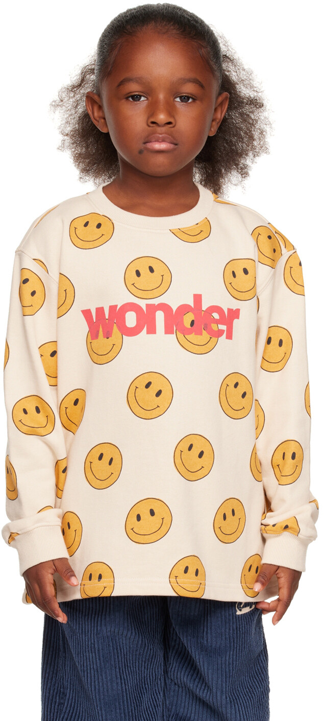 

Детская бежевая футболка с длинным рукавом Smile Wonder Jellymallow