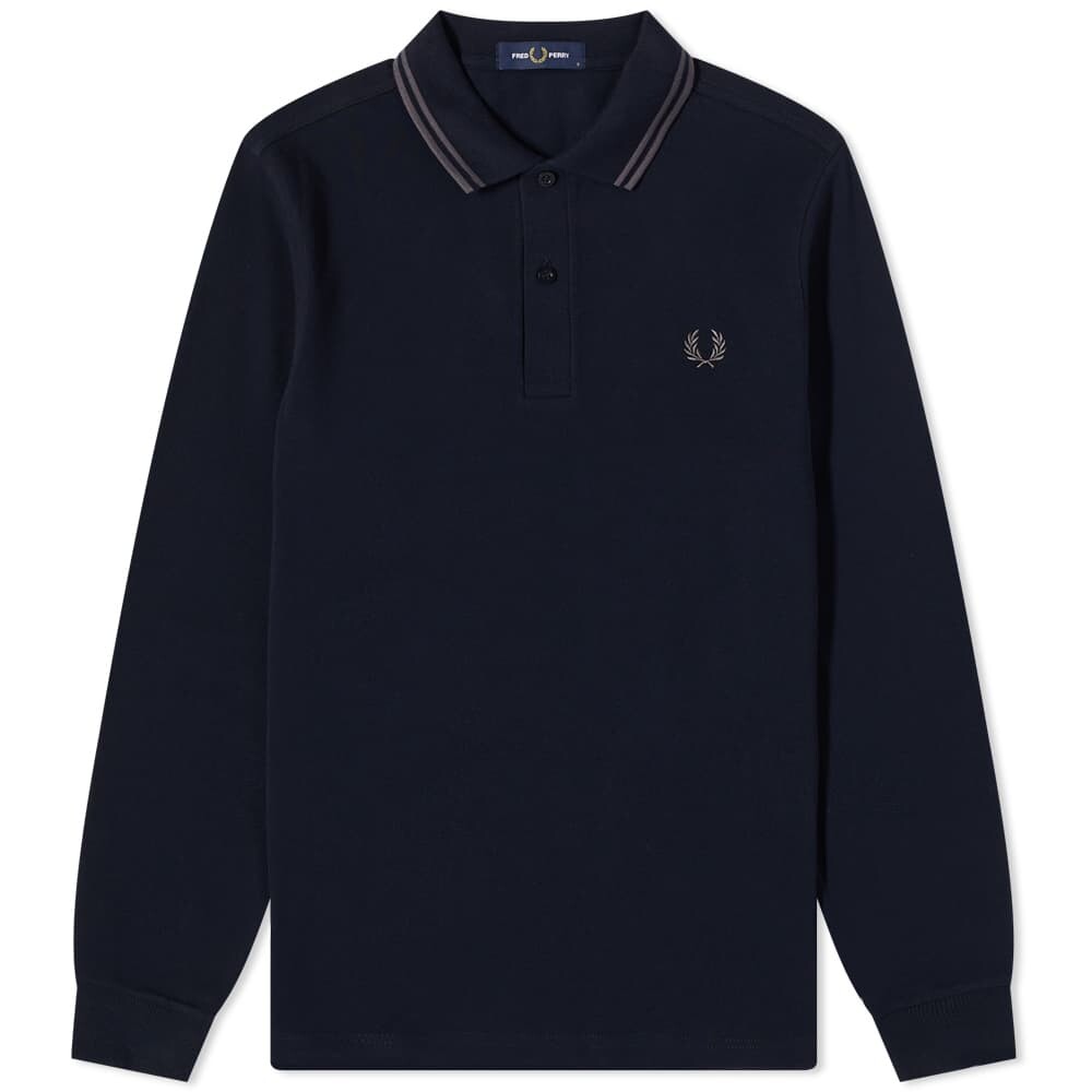 

Футболка Fred Perry Long Sleeve Twin Tipped Polo, Черный