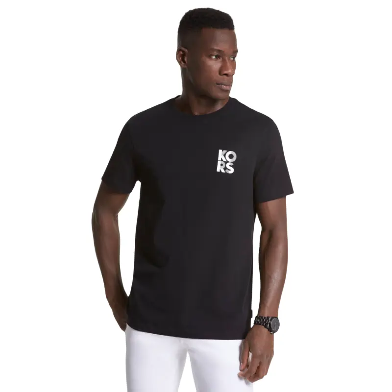 

Футболка Michael Kors Logo Cotton, черный