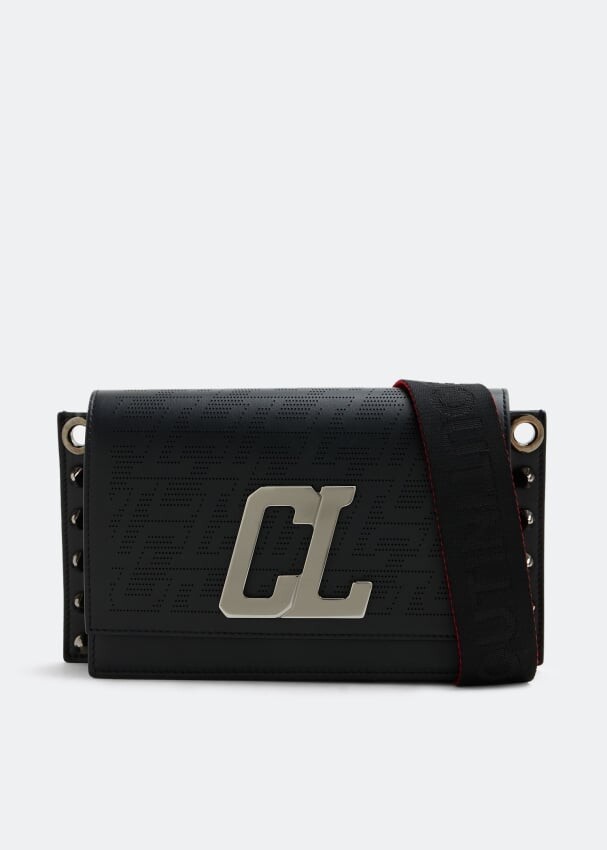 

Сумка CHRISTIAN LOUBOUTIN Wallstrap messenger bag, черный