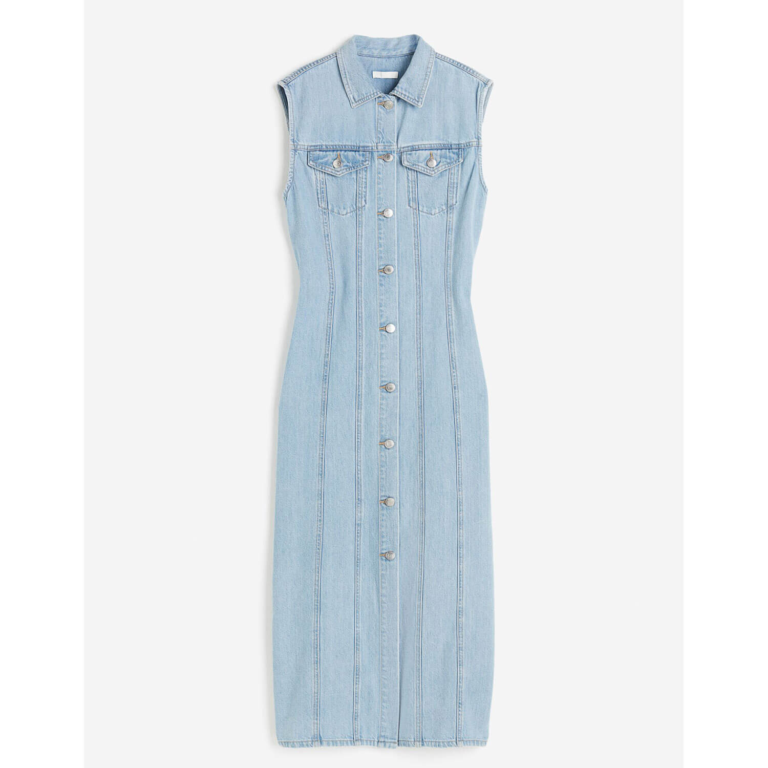 

Платье H&M Sleeveless Denim, светло-синий