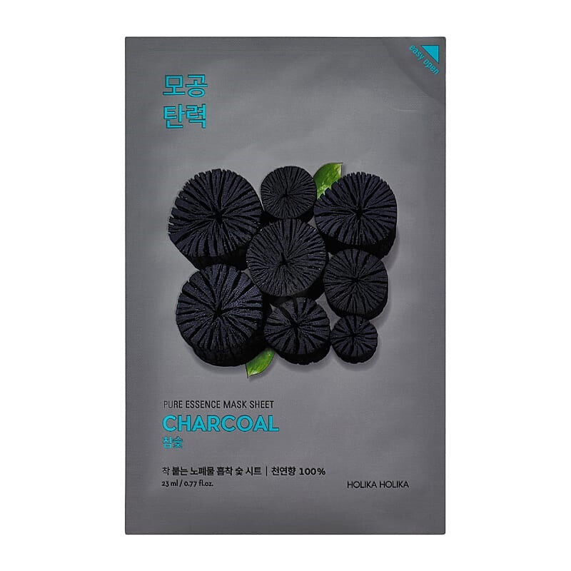 

HOLIKA HOLIKA Pure Essence Mask Sheet Charcoal Очищающая маска с угольным экстрактом 23мл