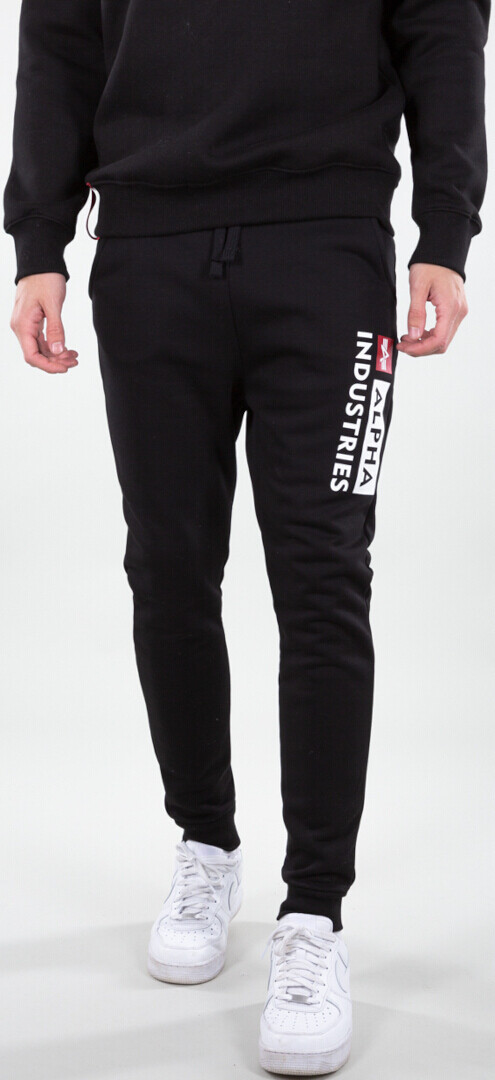 

Штаны Alpha Industries Block-Logo спортивные, черные