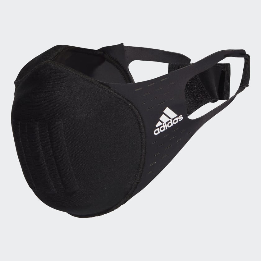 

Маска для спорта Adidas Molded Face Cover Made for Sport (not for medical use), черно-белый