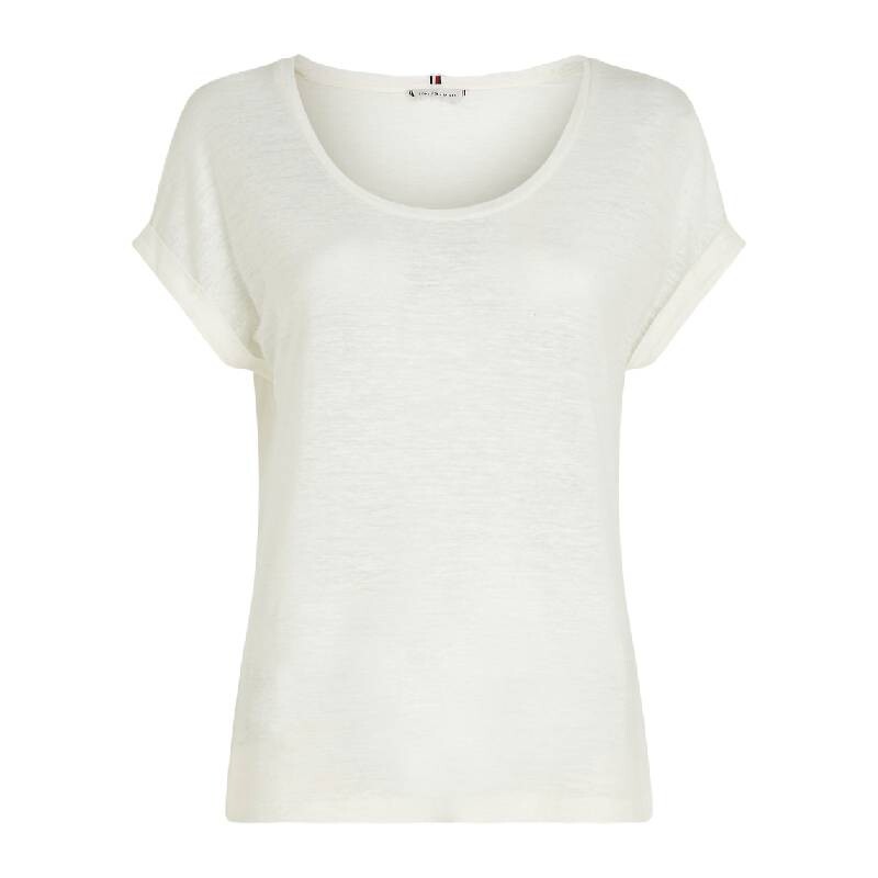 

Футболка Tommy Hilfiger Scoop Neck, кремовый