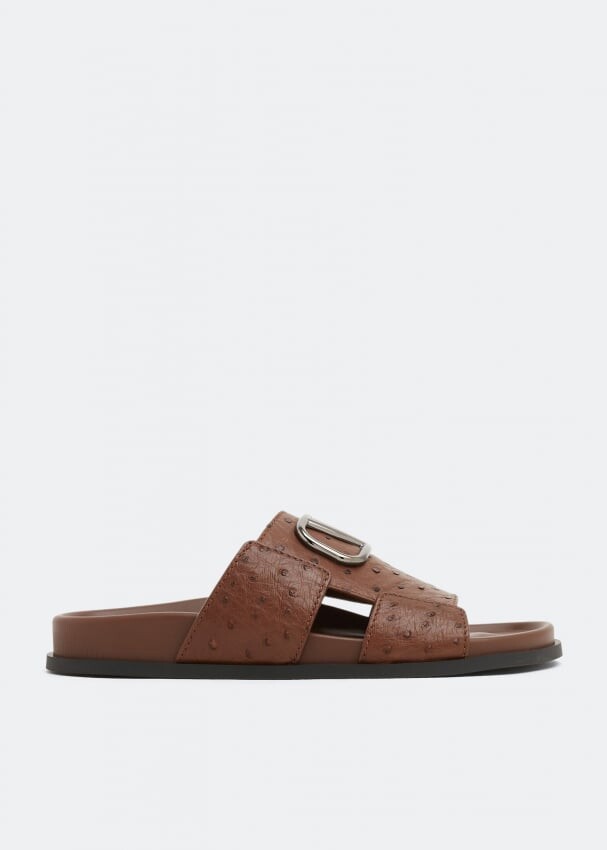

Сандалии VALENTINO GARAVANI VLogo Signature leather sandals, коричневый