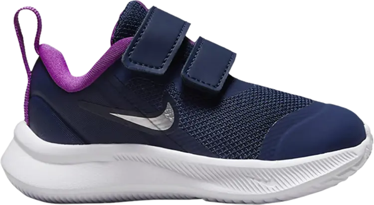 

Кроссовки Nike Star Runner 3 TD 'Midnight Navy Vivid Purple', синий