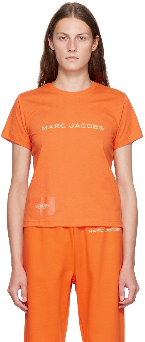 

Оранжевая футболка \Футболка\"" Marc Jacobs